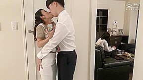 Hot japonese mature with subordinates of husband